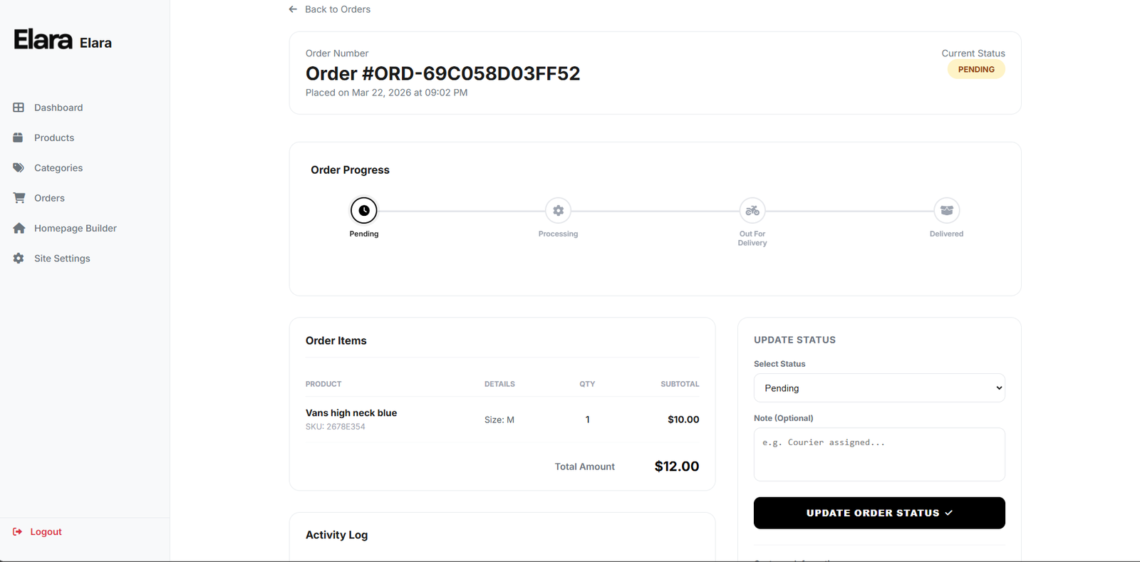 Order Management System